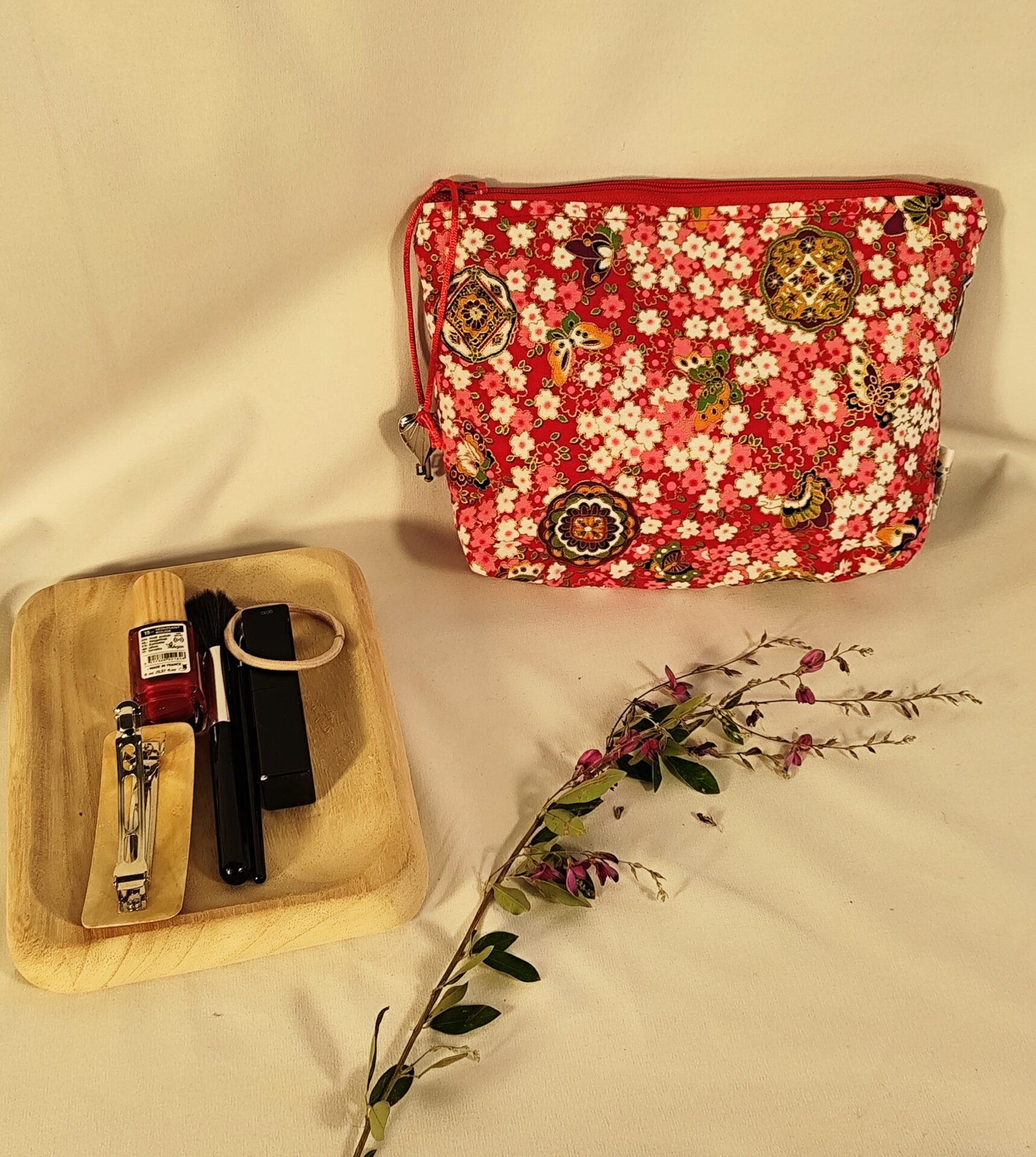 Pochette Fleurs d’Asie
