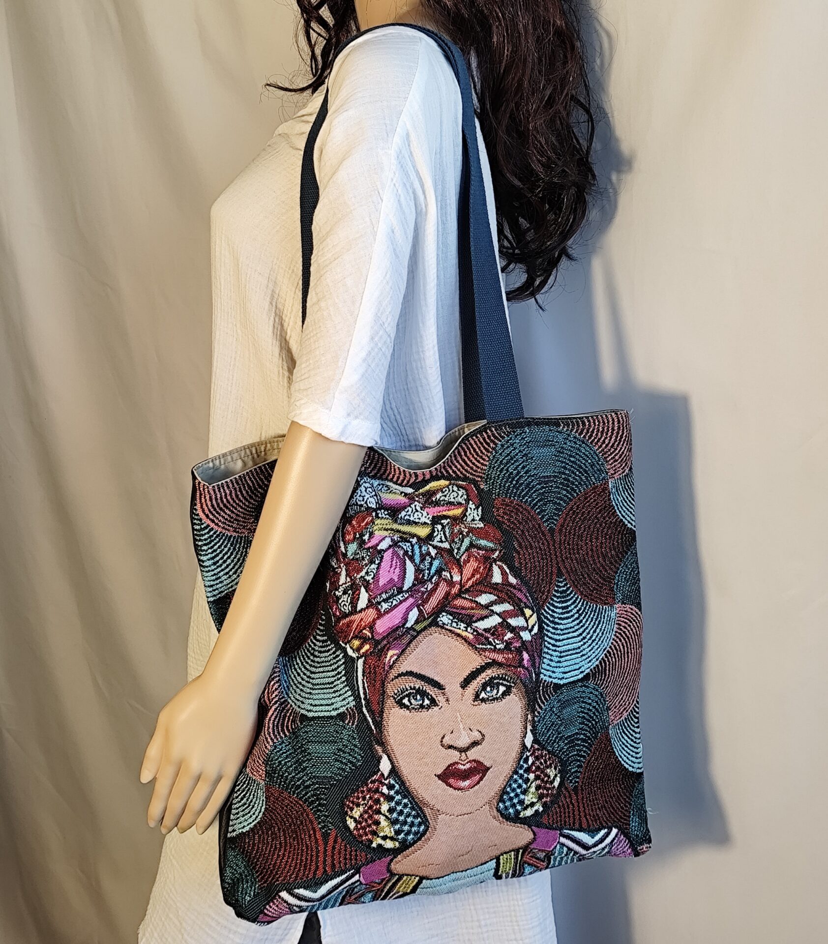 tote bag femme au turban